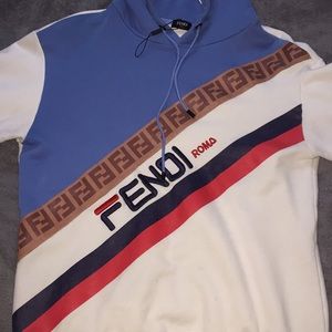 Fendi mania Roma pullover hoodie